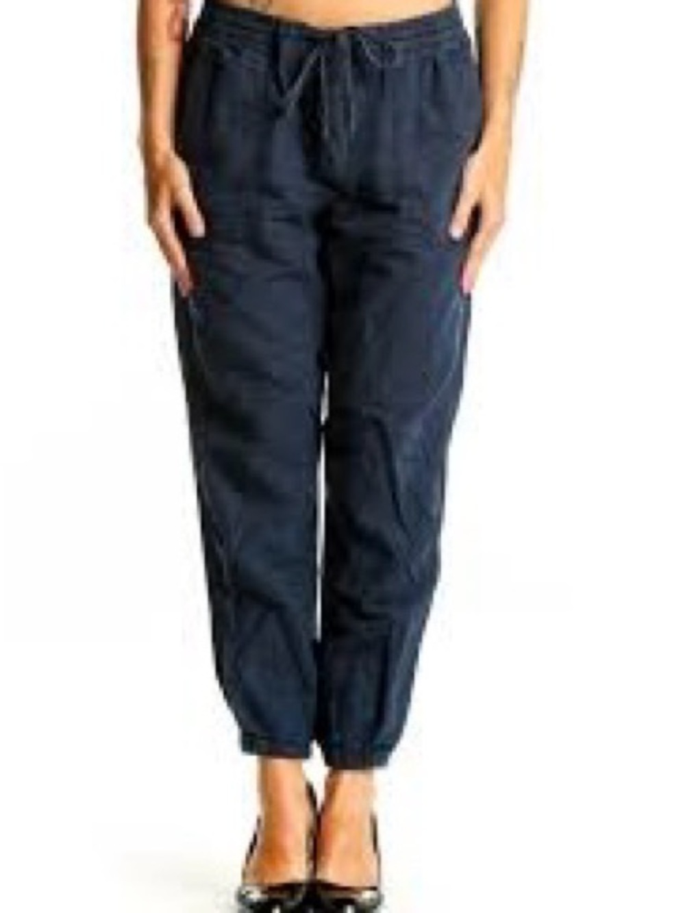 GAP Linen Cotton Jogger in Vintage Navy Size M